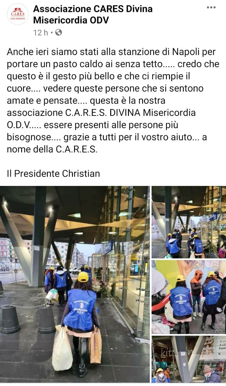 Area Centro Sud Cares Divina Misericordia